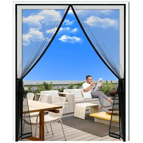 CGK Unlimited Home Moskitonetz Türvorhang mit Magneten als Fliegengitter gegen Insekten, Breite: 90 cm, Höhe: 220 cm - Bild 5