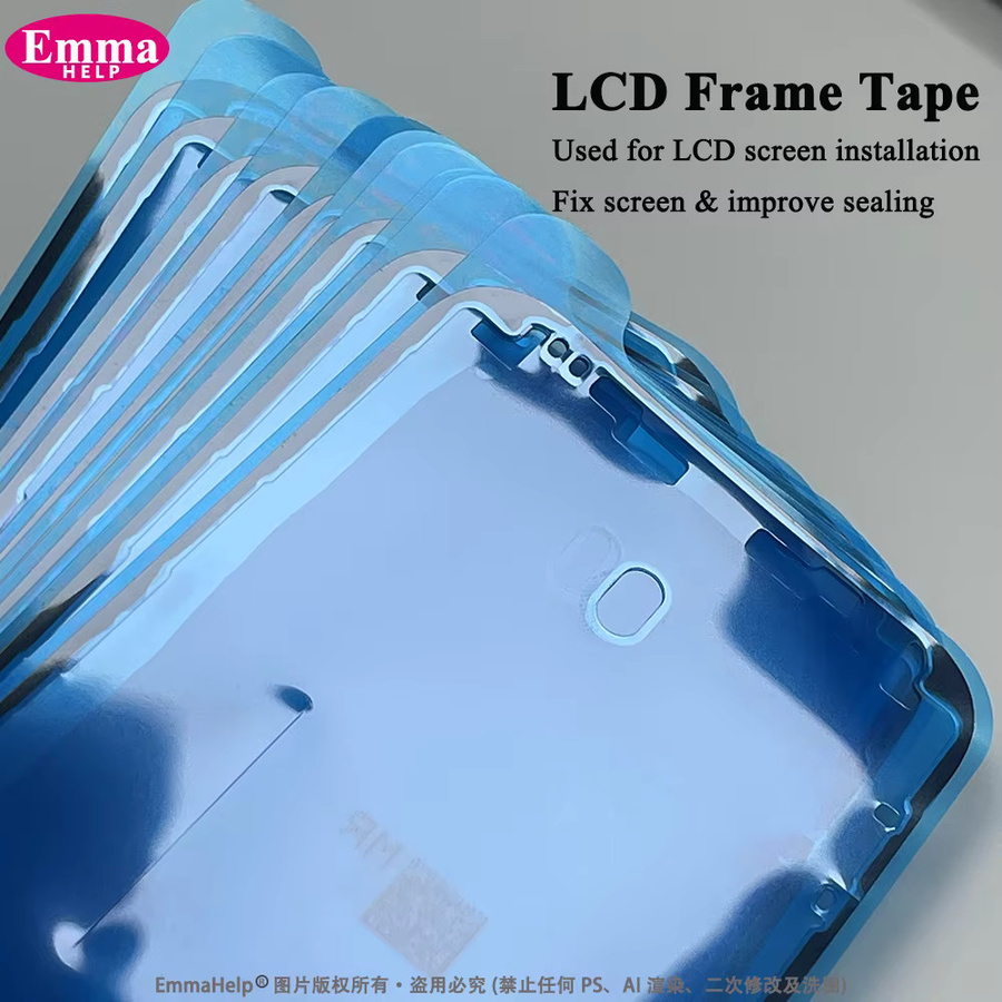10 Stück 3M wasserdichte Dichtungskleber Aufkleber für iPhone 11 bis 17 Pro Max LCD-Bildschirmrahmen-Klebeband - Bild 2