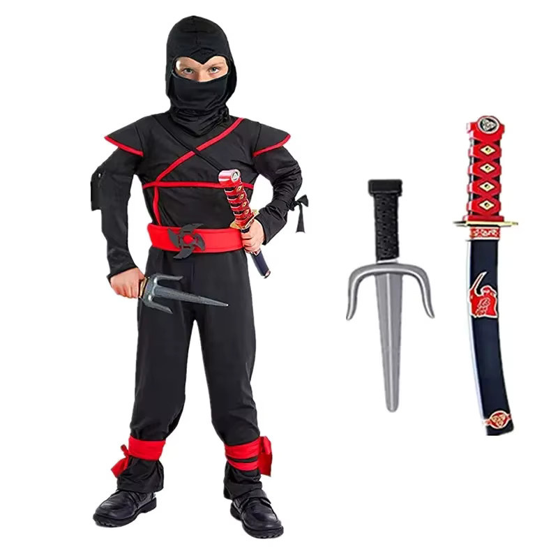 Samurai-Ninja-Cosplay-Kostüm, Fantasy, ab 3 Jahre - Bild 3