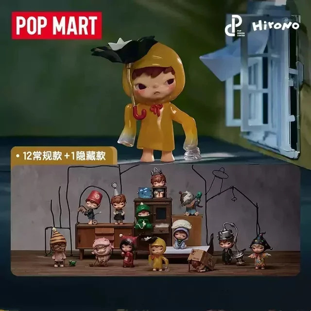 POP MART Hirono Echo Serie Blind Box Guess Bag Mystery Box Anime Figur als Sammlerstück und Desktop Ornament - Bild 1