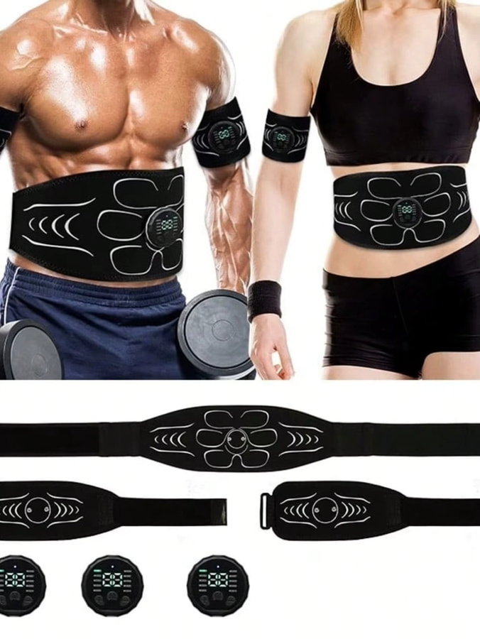 AXH EMS Muskelstimulator, Bauchmuskeltrainer, Unisex - Bild 5