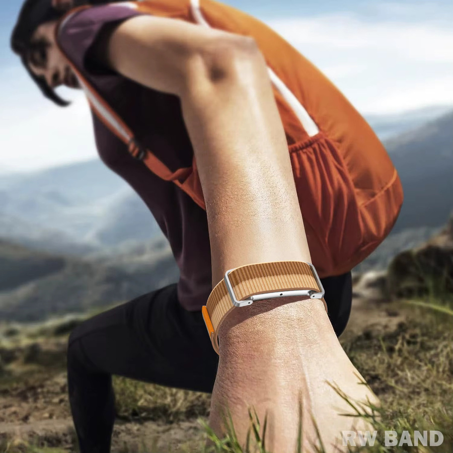 RWBANDS Armband mit Nylonband, Edelstahl, Unisex - Bild 2