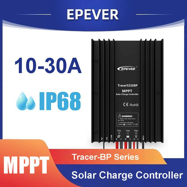 EPEVER Tracer MPPT Solarladeregler IP68 Wasserdicht Tracer2606BP Tracer2610BP 3906 3910 5206 7810 - Bild 1