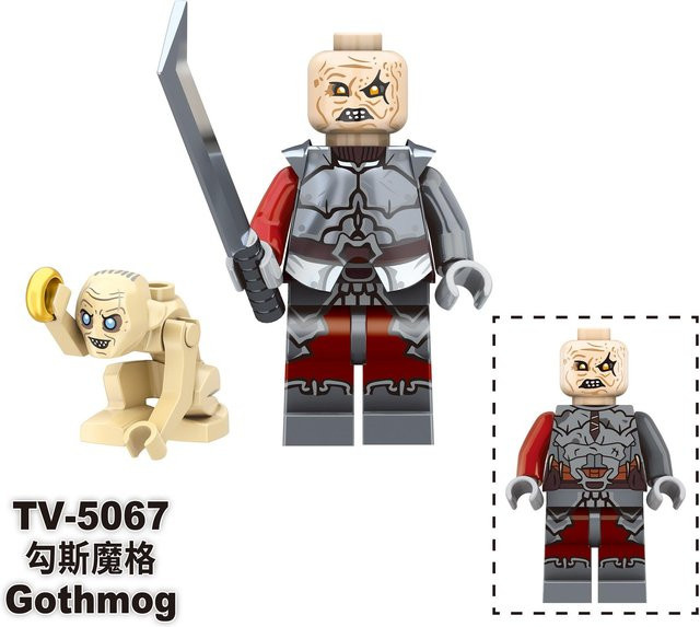 Herr der Ringe Elfen Orks Zwerg Rohan Mini Action Spielfiguren Bausteine - Bild 1