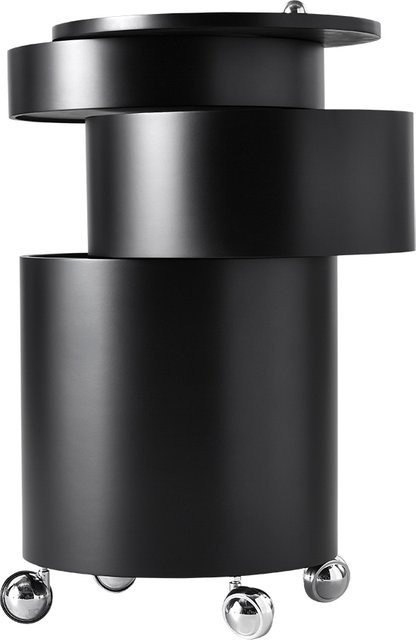 Verpan Barboy Servierwagen aus Holz in Schwarz im skandinavischen Design mit Rollen - Bild 1