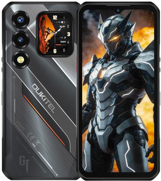 OUKITEL WP66 5G Robustes Smartphone mit 512 GB Speicher, 11000 mAh Akku, 6,6 Zoll FHD+ Doppelbildschirm, Android 16 und NFC in Schwarz - Bild 1
