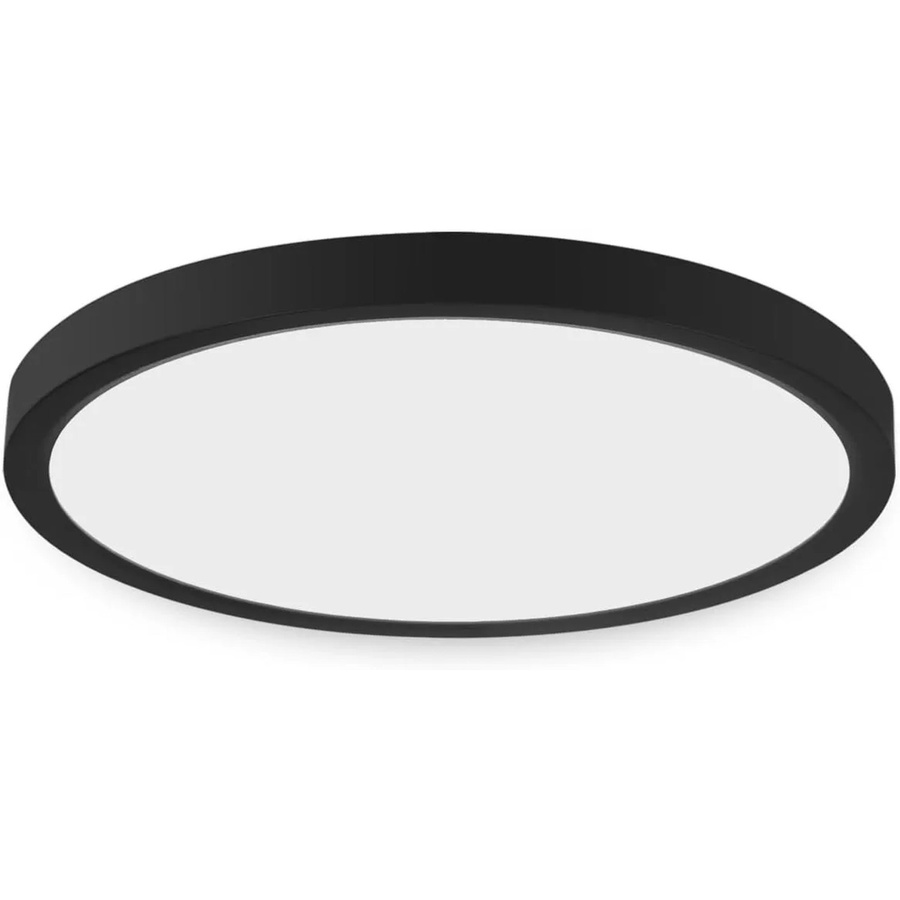 NETTLIFE LED Deckenleuchte aus Kunststoff in Schwarz, Durchmesser: 23 cm, 6500K Kaltweiß - Bild 2