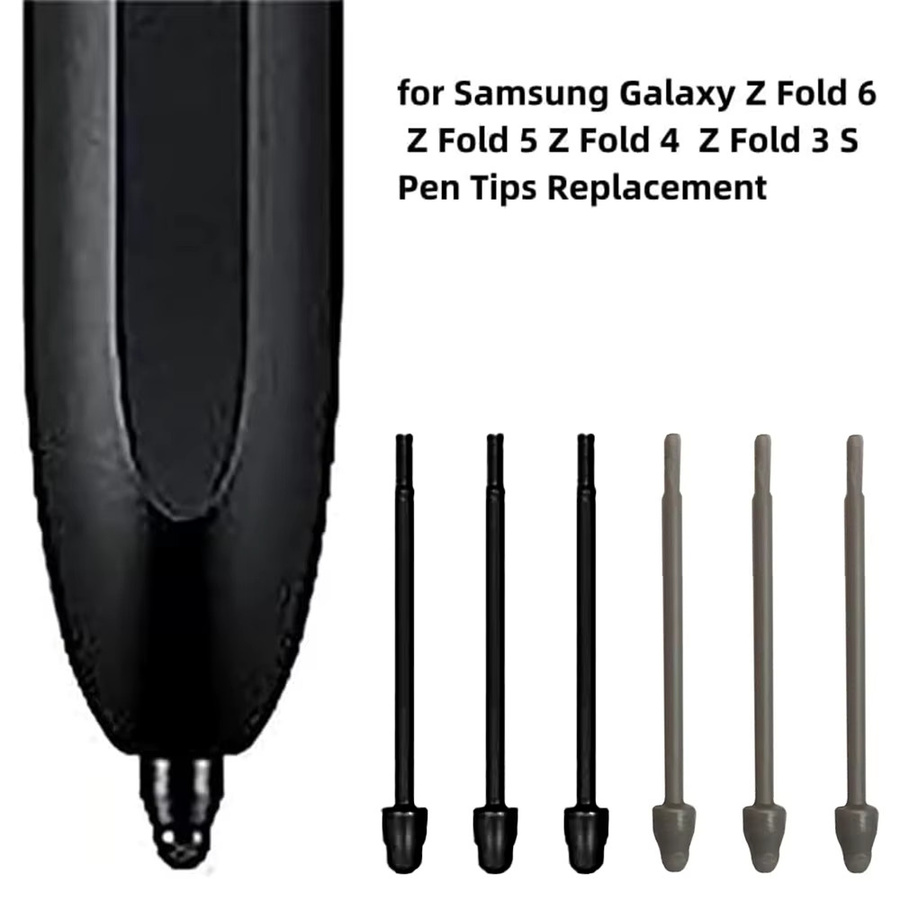 Samsung Ersatzspitzen für Galaxy S22 Ultra, S23 Ultra, S24 Ultra, S25 Ultra sowie Z Fold 5 und Z Fold 6 in Schwarz - Bild 2