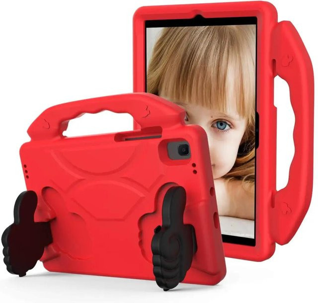 Kinderhülle für Samsung Galaxy Tab A9 Plus, A8, A7, S7, S8, S9 FE, S6 Lite in Rot - Bild 1