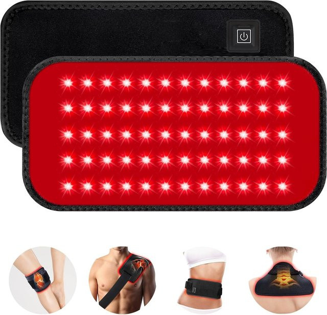 vilnason Lichttherapiegürtel mit Rot- und Infrarotlicht, Unisex, Schwarz - Bild 1