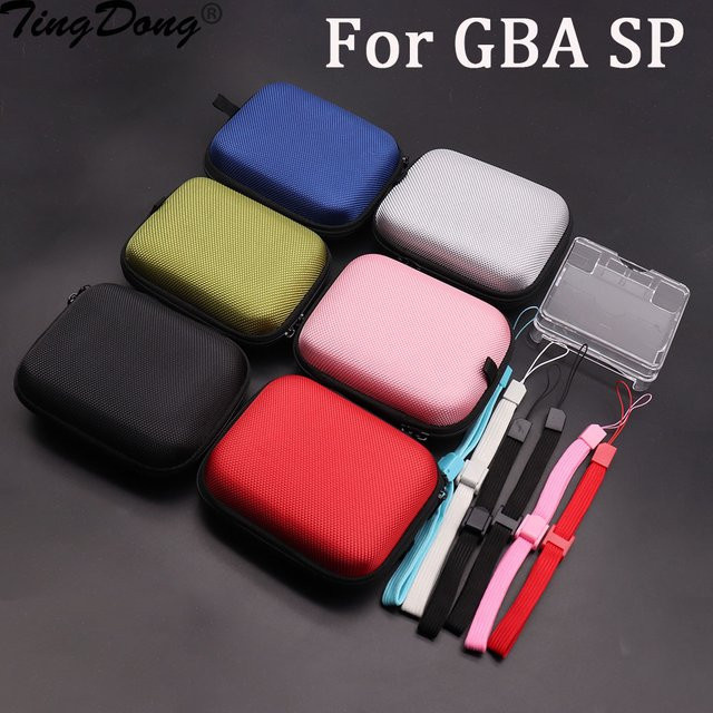 TingDong Hard Case Schutzhülle für GBA SP Konsole in Transparent mit Retro-Design - Bild 1