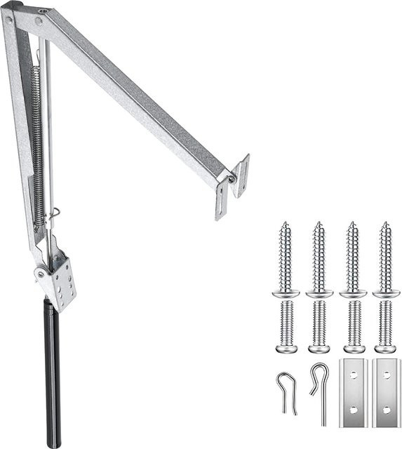 CHANGE MOORE Automatischer Gewächshaus-Fensteröffner und Dachentlüftungsöffner in Silber - Bild 1