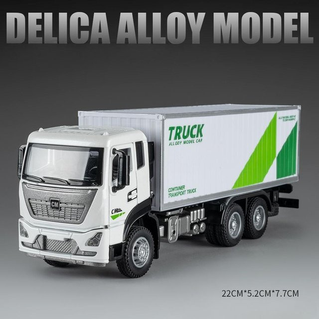 Linyi toy car Container-Transport-LKW, 1:32, mit Licht und Sound, ab 14 Jahren - Bild 1