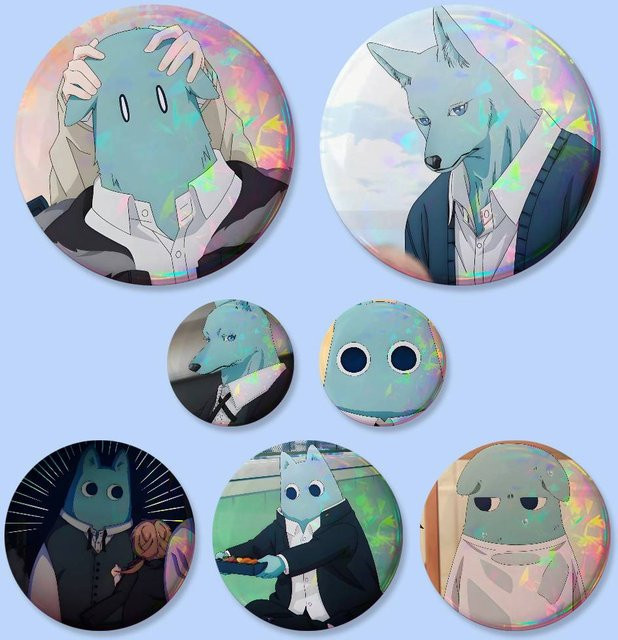 Brosche Tsunagu Hidaka Anime-Charaktere Abzeichen Button, Rund - Bild 1