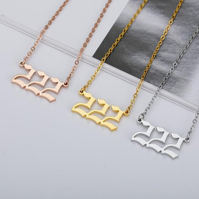 Halskette Edelstahl, Gold, Damen - Bild 1