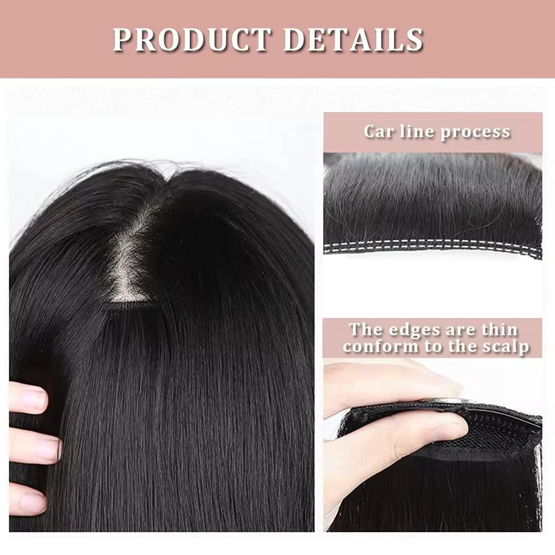 allaosify Clip-in-Haarteil-Haarnadel, 2 Stück, synthetisch, Damen - Bild 4