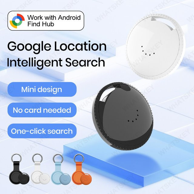 Peocke Android Smart GPS-Tracker mit Google Find My Device Standortbestimmung und Anti-Verlust-Alarm in Schwarz - Bild 1