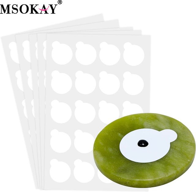 kekelala Wimpern Verlängerung Zubehör Set, Papier Pads und Jade Stein Halter, 100 Stück, Unisex - Bild 1