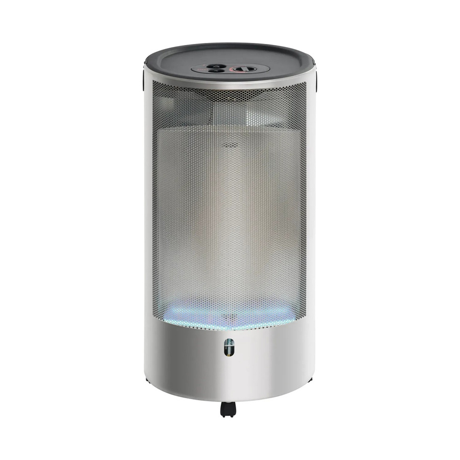 Firefix Gas-Heizofen Chic 4200 Eco in Silber mit 4,2 kW Leistung und Edelstahl-Design - Bild 2