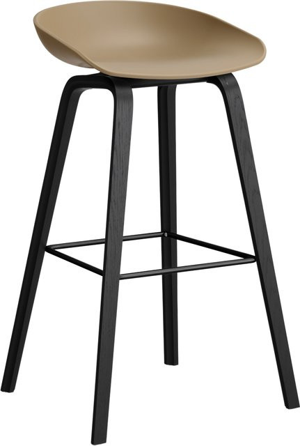 HAY About A Stool AAS 32 Hocker in Braun aus Eichenholz, Walnussholz und Polypropylen - Bild 1