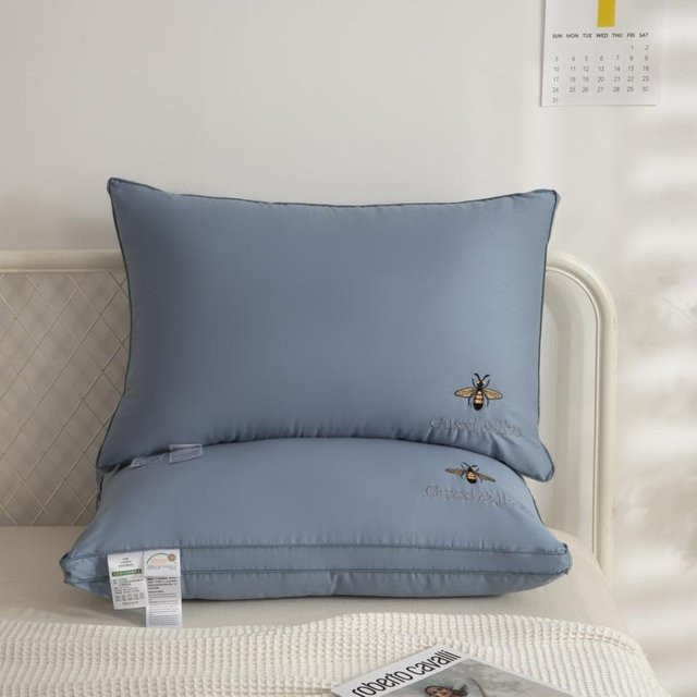 Yiran Furniture Nackenschutzkissen aus Baumwolle und Sojafaser in Weiß, B/H: 48 x 74 cm - Bild 1