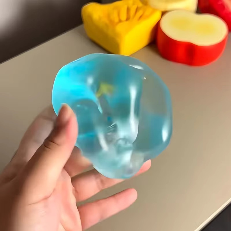 Bandai Maltose Squishy Spielzeug, Blau, Transparent, Weich - Bild 3