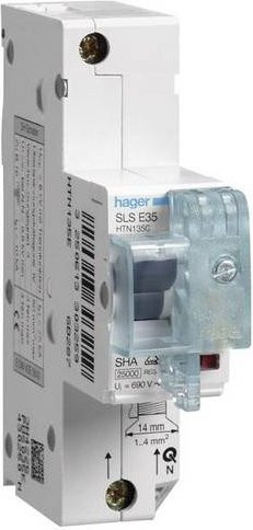 Hager HTN135C Hauptleitungsschutzschalter 1-polig 35A 400V in Weiß - Bild 1
