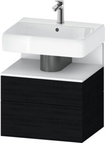 Duravit Waschtischunterschrank Qatego in Weiß mit Nischenbereich, B/T/H: 59 x 47 x 59 cm - Bild 1