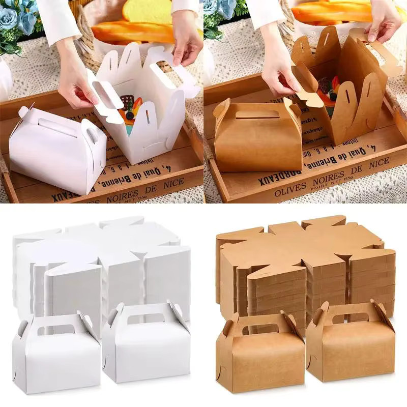 12 oder 24er Packung weiße Pralinenschachteln aus Kraftpapier für Party- und Hochzeitsdekorationen - Bild 3