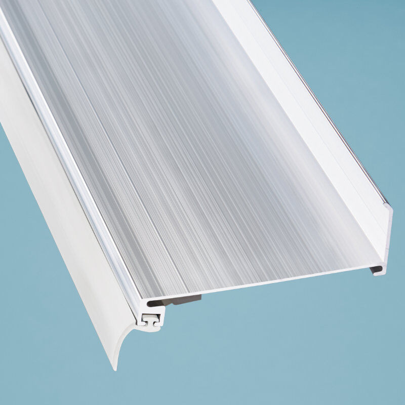 Scobalit Alu Wandanschluss pressblank silber mit Schraubbefestigung - Bild 1