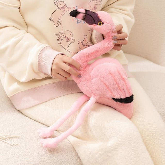 Yiran Health & Beauty Flamingo-Stofftier, rosa, Plüsch / Textil - Bild 1