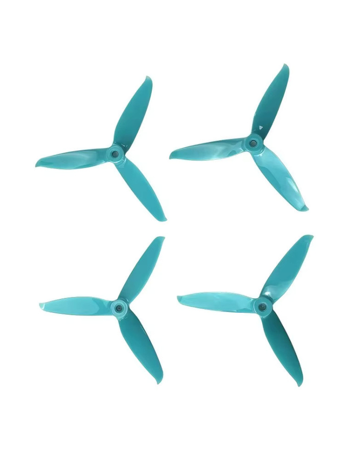 GEMFAN Qianfeng 5152 Dreiflügeliger Hochgeschwindigkeitspropeller für FPV-Rennquadcopter, Rot, Bunt / Mehrfarbig, Kunststoff - Bild 4