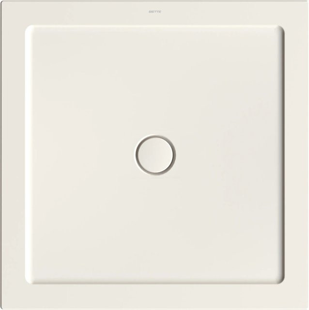 Bette Duschwanne Stage Quadrat Extraflach in Weiß oder Beige, B/B: 100 x 100 cm - Bild 1