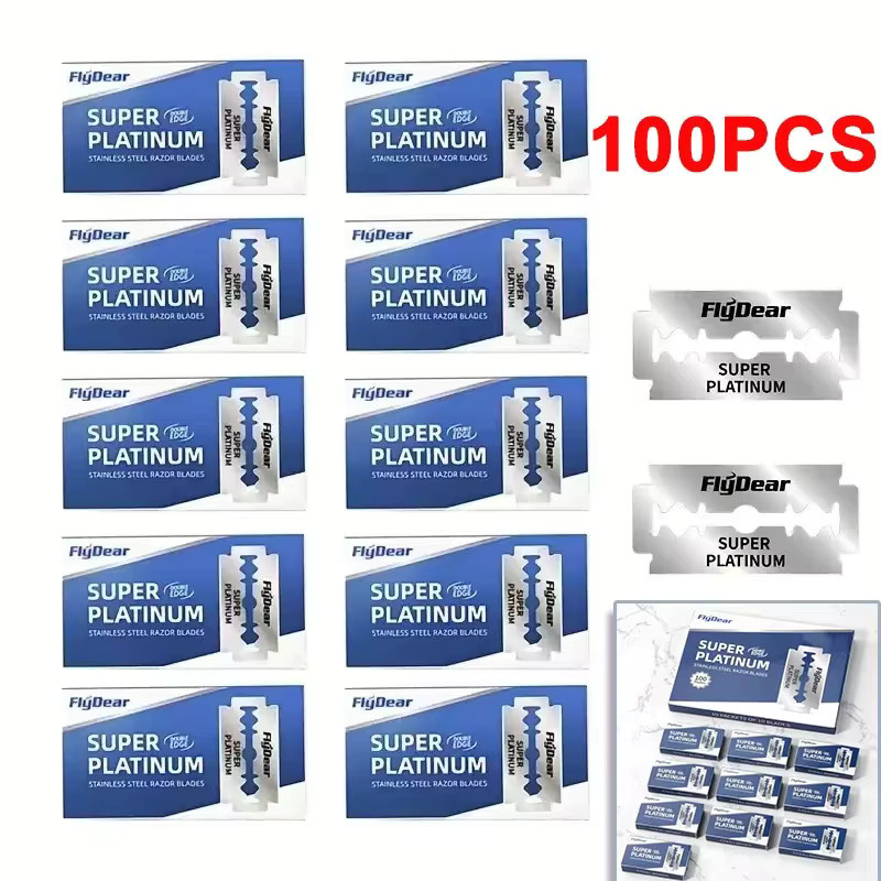 CNKESS Rasierklingen Edelstahl, 100 Stück, Unisex - Bild 1