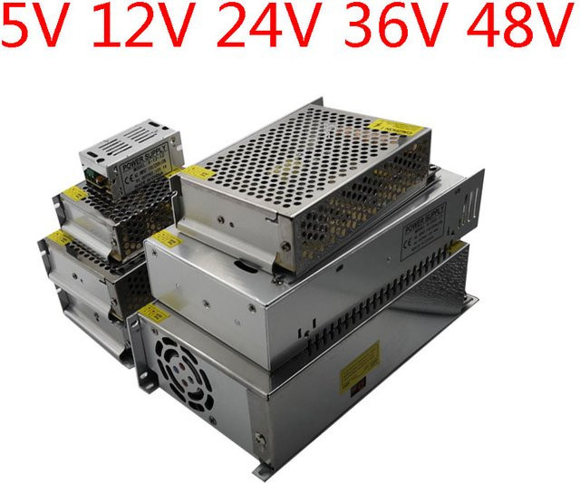 Vusum Beleuchtungstransformator DC Netzteiladapter für LED-Streifen als Treiber mit verschiedenen Spannungen und Leistungen - Bild 1