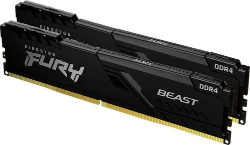 Kingston FURY Beast DDR4 Arbeitsspeicher Kit 32 GB (2 x 16 GB) 3600 MHz Schwarz - Bild 1