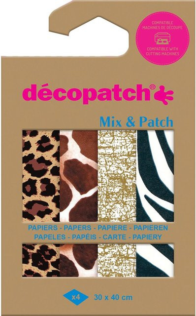 Décopatch Pocket Mix and Patch Tierfelle Multicolor Papierdekor - Bild 1