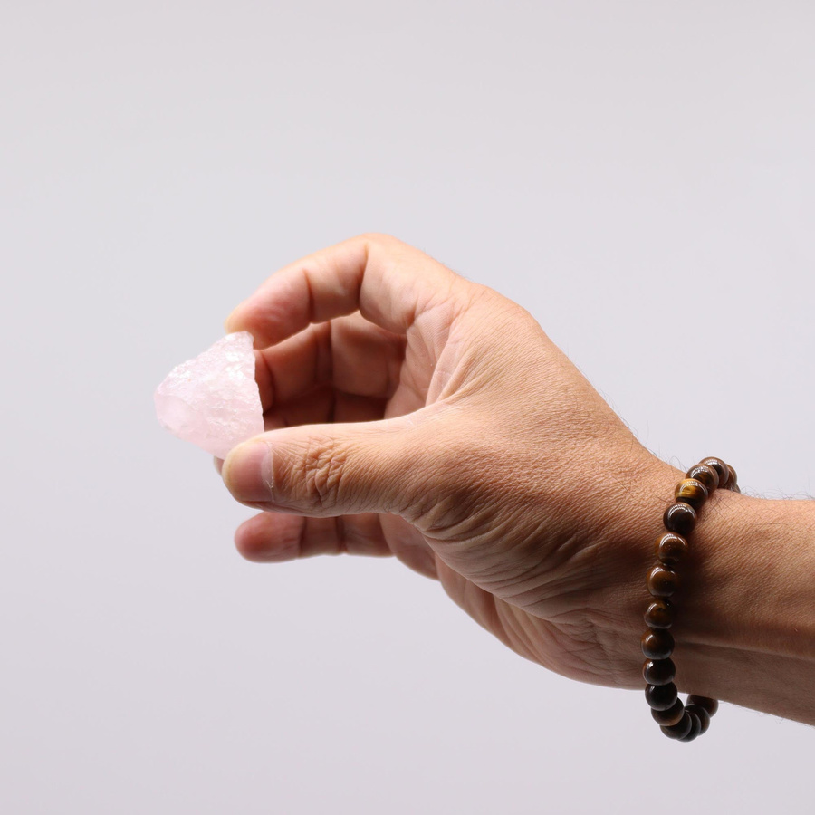 SHAMTAM Rosenquarz Rohkristalle in Rosa, 500g - Bild 3