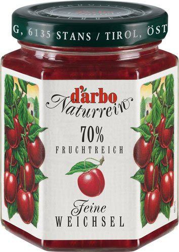 Darbo Fruchtreich Weichsel-Konfitüre 70 % Frucht 200 g - Bild 1