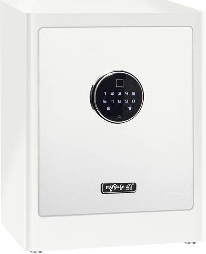 BASI mySafe Premium 450 Möbeltresor mit Fingerabdruckschloss in Weiß, B/H/T: 35,0 x 45,0 x 30,0 cm - Bild 1