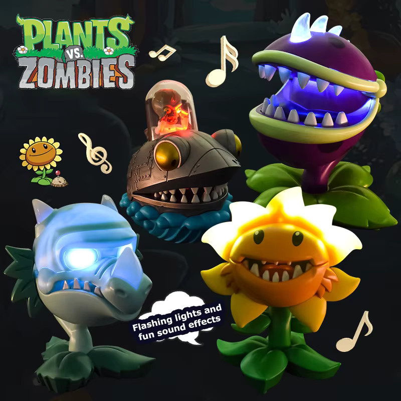 Tricky Toys Plants vs Zombies Sonnenblumen-Kaufröschen Guacodile Spielzeugfiguren - Bild 1