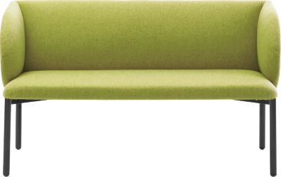 Leyform Sofa LIV 2-Sitzer in Hellgrün mit Stoffbezug und Armlehnen, B 127 cm, T 62 cm, H 74 cm - Bild 1