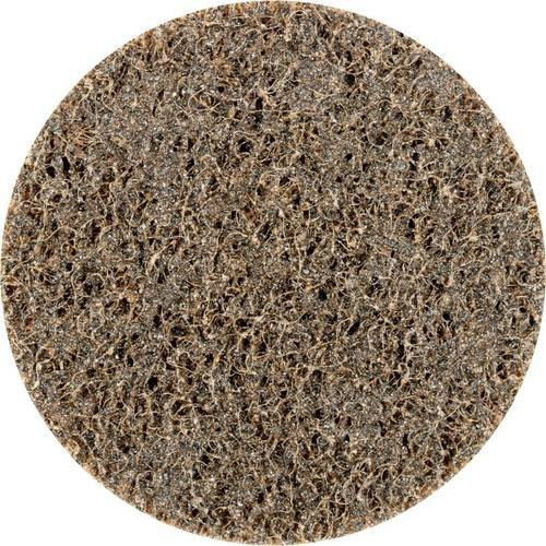 PFERD COMBIDISC harte Vliesronde CD für Feinschliff und Finish, Durchmesser: 75 mm, Körnung: A100G, Farbe: Gelb/Braun - Bild 1