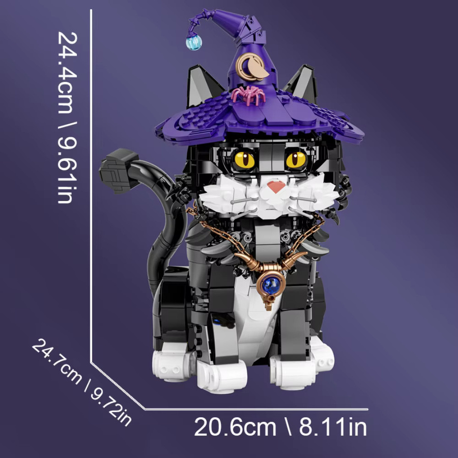 FUNXINEE Magische Katze Bausteine, MOC Modell, Bunt / Mehrfarbig - Bild 2