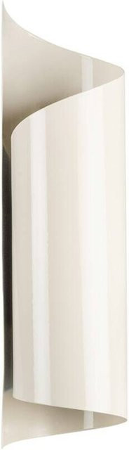 Opviq Wandleuchte aus Metall in Beige mit E27 Fassung, B/H/T: 16 x 35 x 10 cm - Bild 1