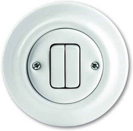ABB Taster IP20 in Verkehrsweiß - Bild 1