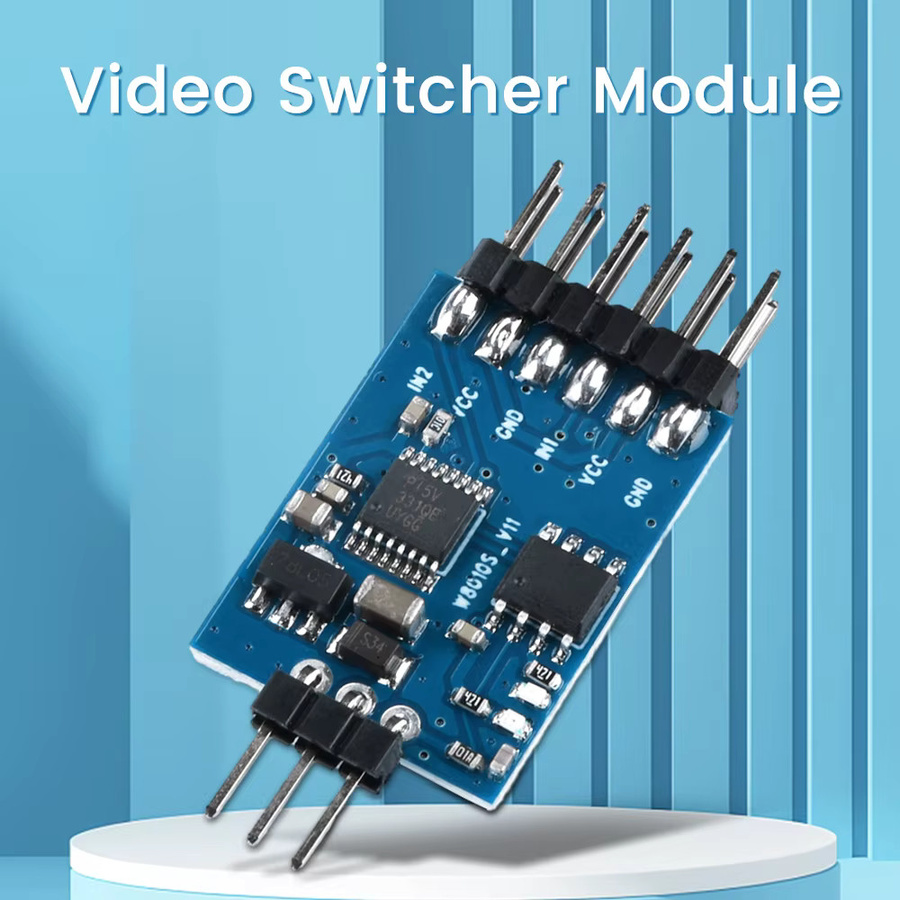 3-Kanal RC Video-Umschalter 5,8G FPV Video-Umschaltmodul für Renndrohnen und UAV-Kameras in Blau - Bild 2
