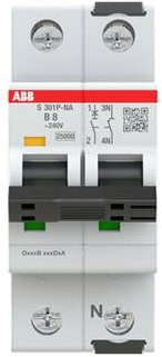 ABB S301P-B8NA Leitungsschutzschalter 8A 240V 2CDS381103R0085 - Bild 1