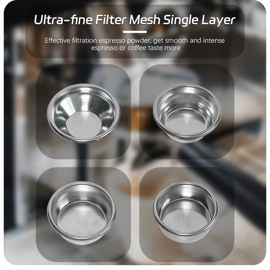 Kaffeefilterkorb für Sage Breville Express Bambino und Bambino Plus, 54 mm, Silber - Bild 2