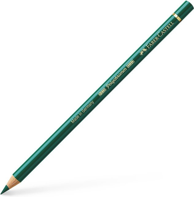 Faber Castell Polychromos Profi-Farbstift in Green Hooker's mit Pigmenten - Bild 1